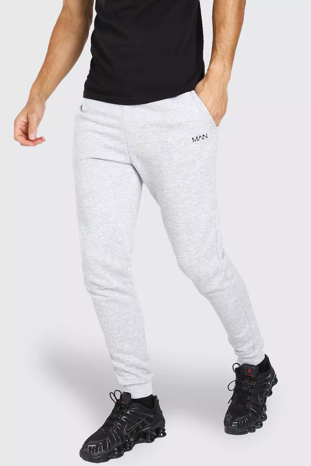 Nicce skinny clearance joggers grey